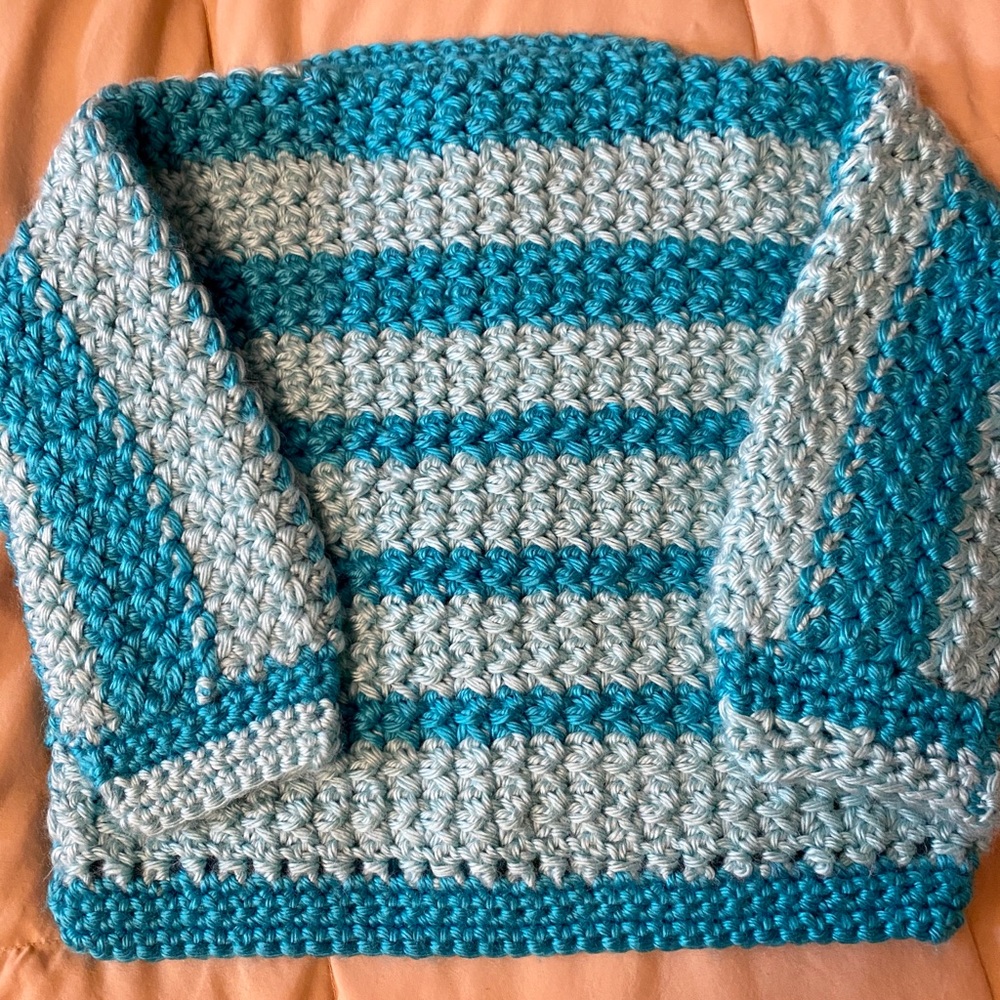 Hand Crocheted Sweater - Picture 4 of 4